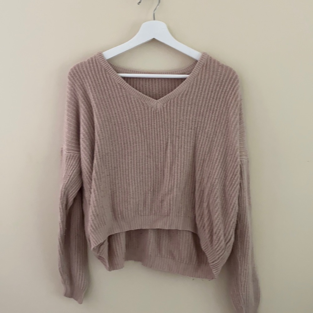 Soft pink sweater